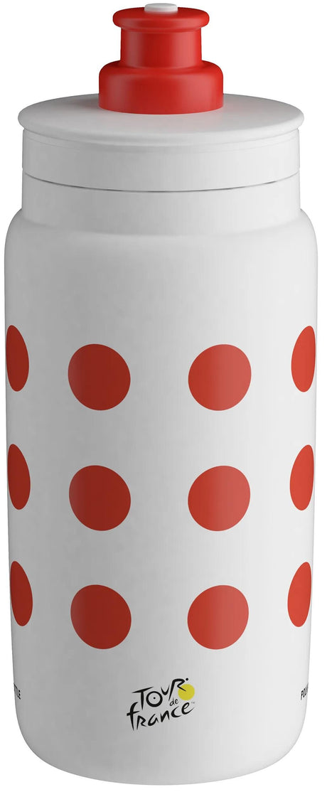 Elite fly tour de france vandflaske trinkfl. fly tour d e france rød polka 550ml