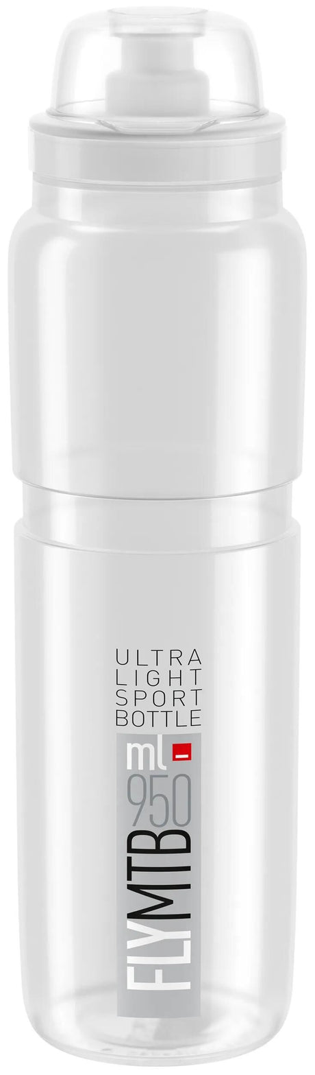 Elite flaske flyve mtb mod. 20 flaske flue mtb 950ml klar grå