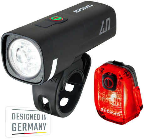 Sigma sport leuchten sæt aura 40 hiro 10 sigma batteri lys sæt aura 40 + hiro 10
