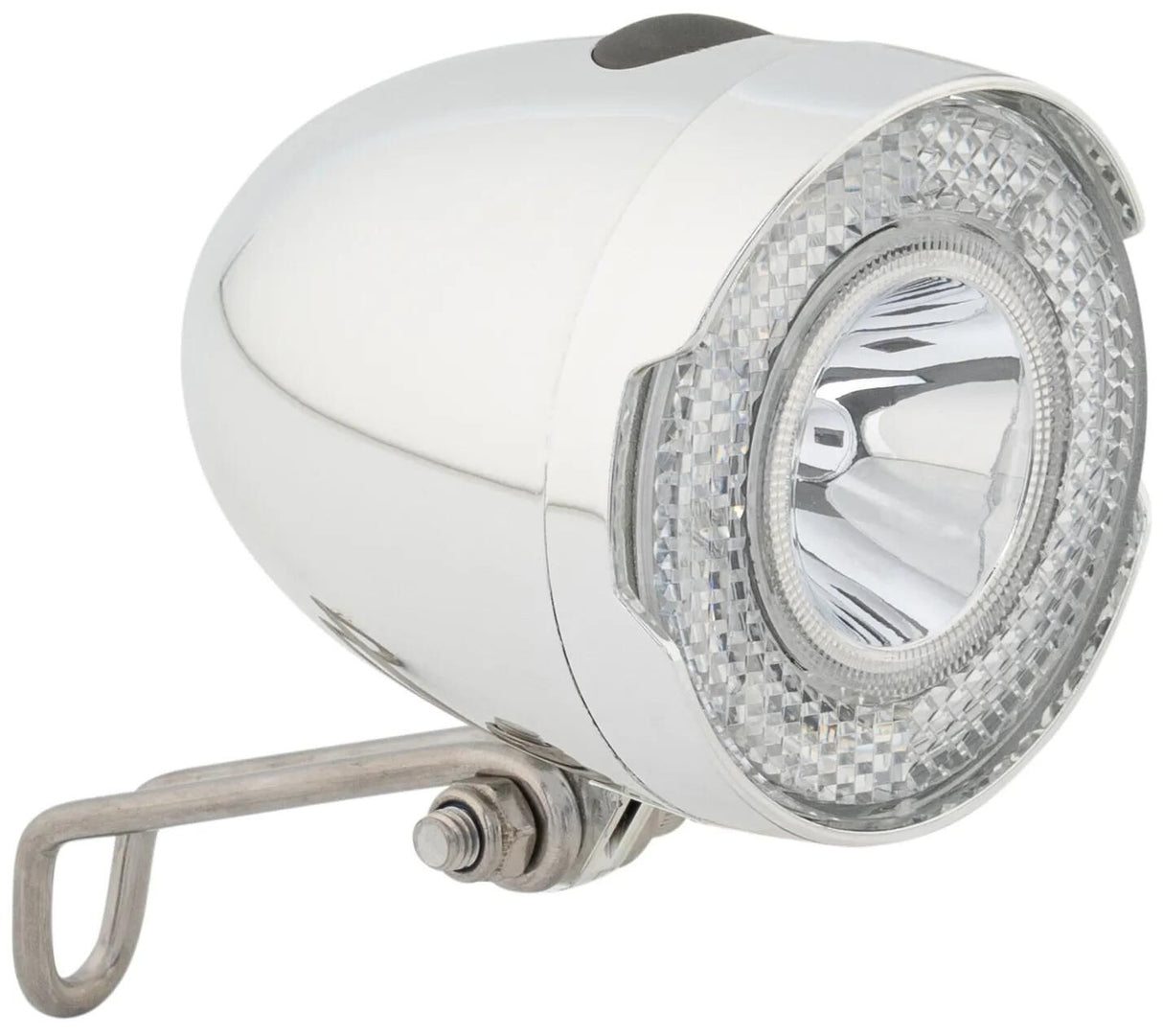 Contec forlygte HL-004+ ct batterilygte HL-004+ forlygte, 15 lux krom