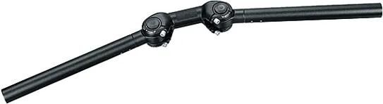 Ergotec styr ahs superlight 25.4 justerbar sort