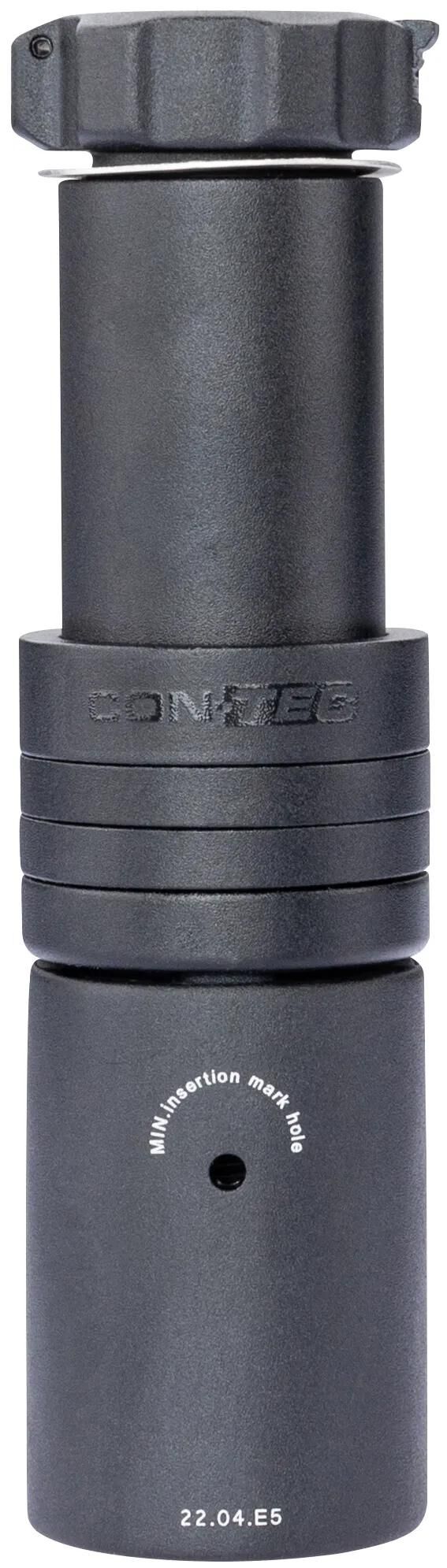 Contec stem riser heads-up spin ct pre-construction heads-up spin 1 1 8 blac