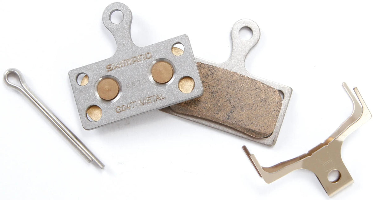 Shimano skivebremseklodser g04t1 skive br.klods shim.g04t1 metal sintret par