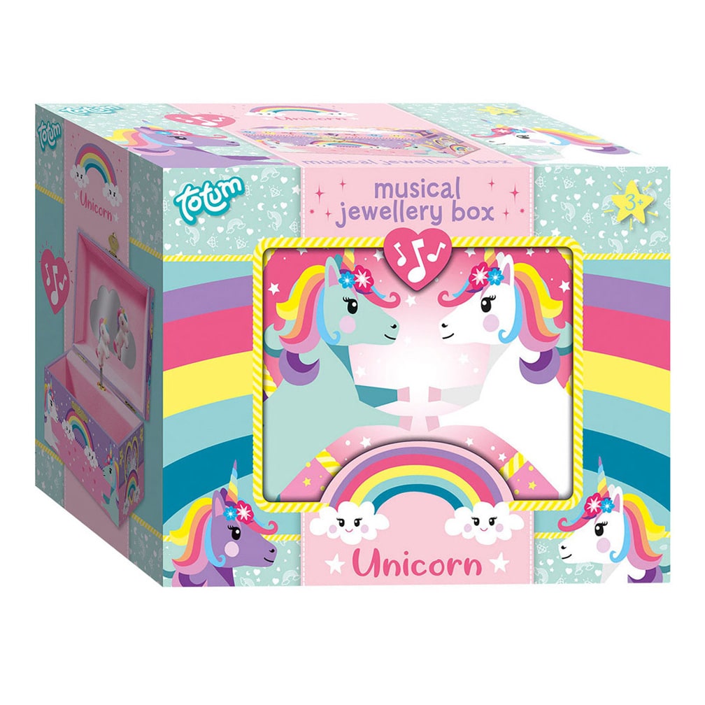 Totum Unicorn smykkeskrin med musik