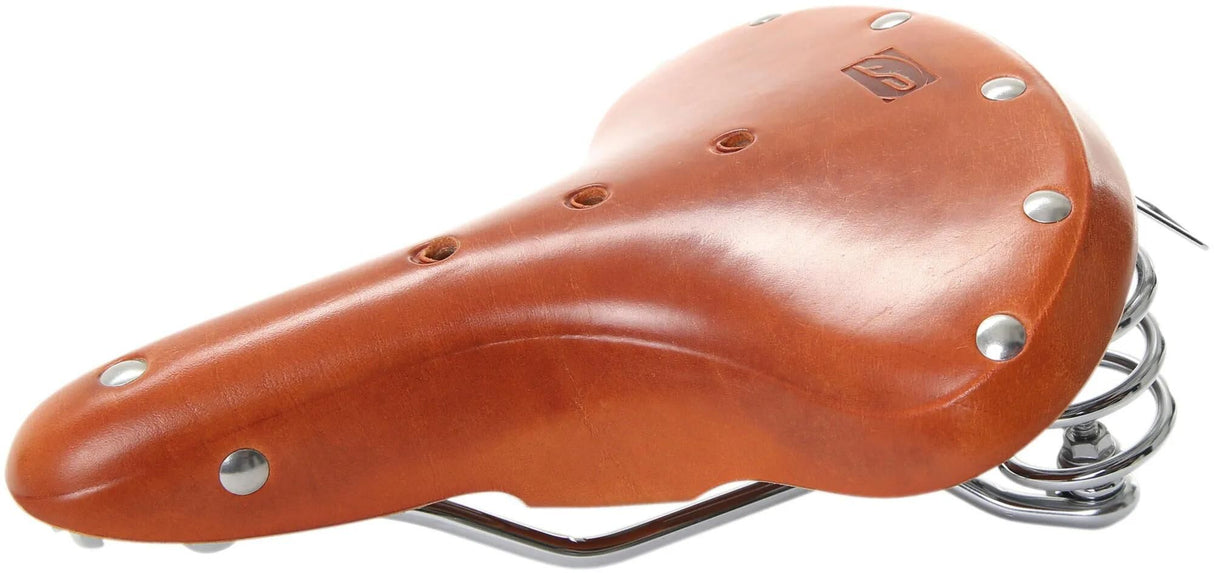 Contec sadel classic exclusiv touring damen ct sadel cl. ekskl. tur. læder dame honning