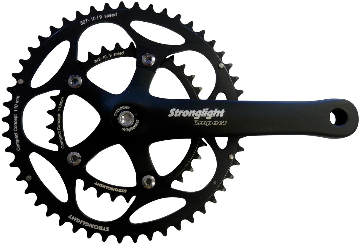 Stronglight kranksæt slag kompakt kranksæt kraftigt slag kompakt 34 50t 170mm