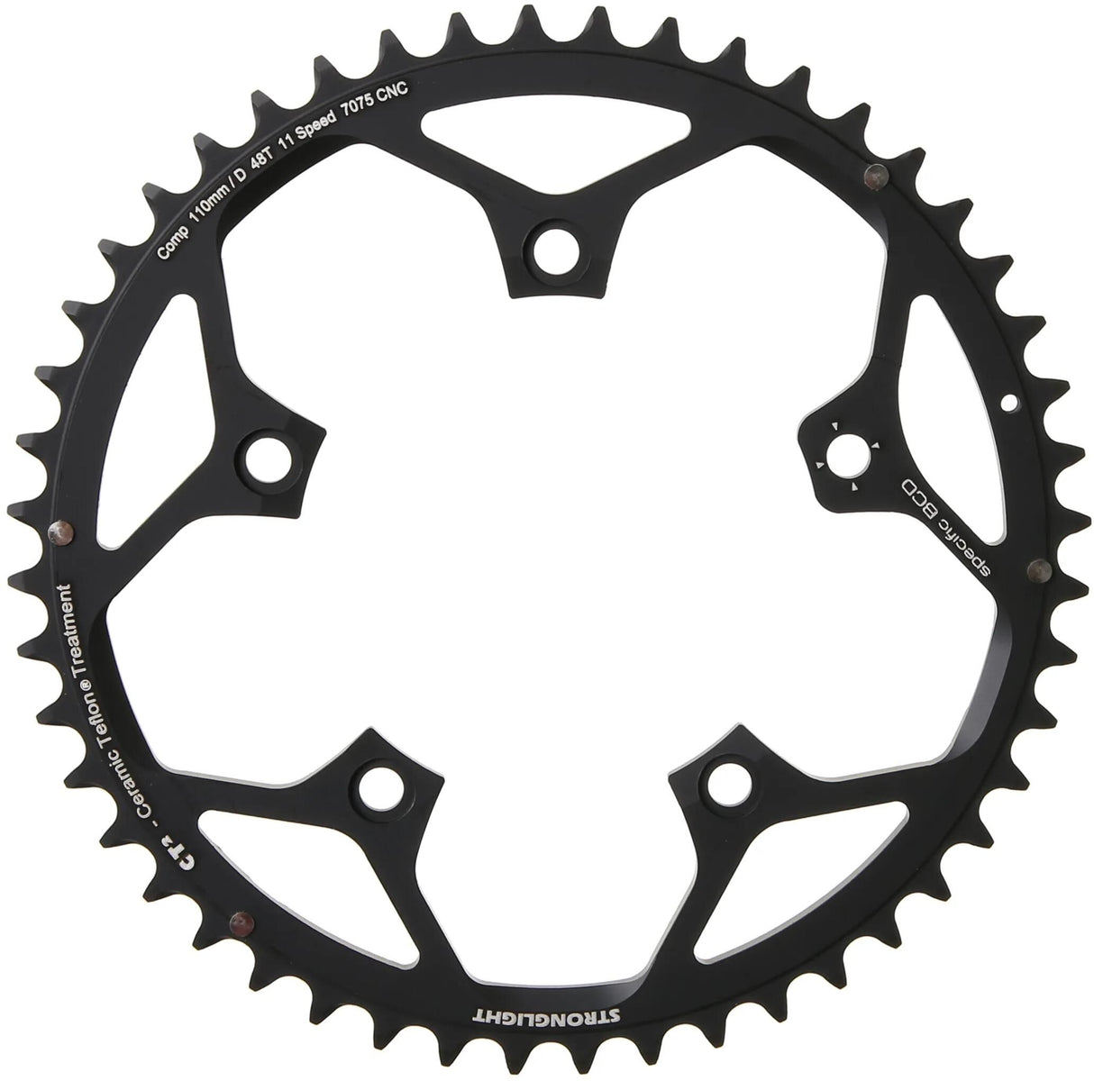 Stronglight kædering ct2 kædering strongl.ct2 48t cer.-teflon frakke.