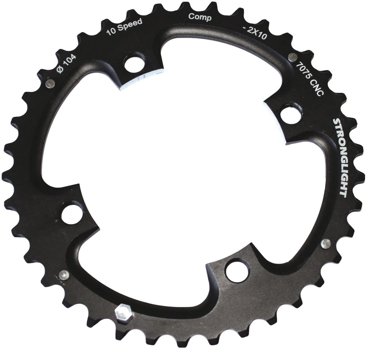 Stronglight kædering mtb kædering stærkl. mtb 40t aluminium sort