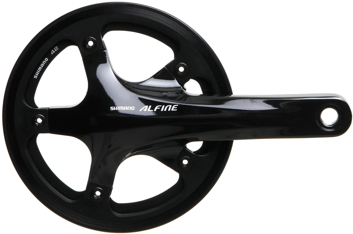 Shimano kranksæt alfine fc-s501 kranksæt shim.alfi.fcs501 42t.170mm ht2 1sp bl.