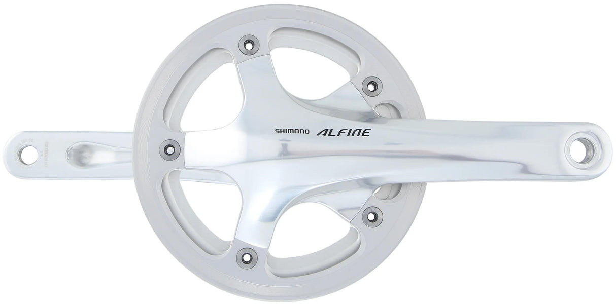Shimano kranksæt alfine fc-s501 kranksæt shim.alfi.fcs501 42t.170mm ht2 1sp sil