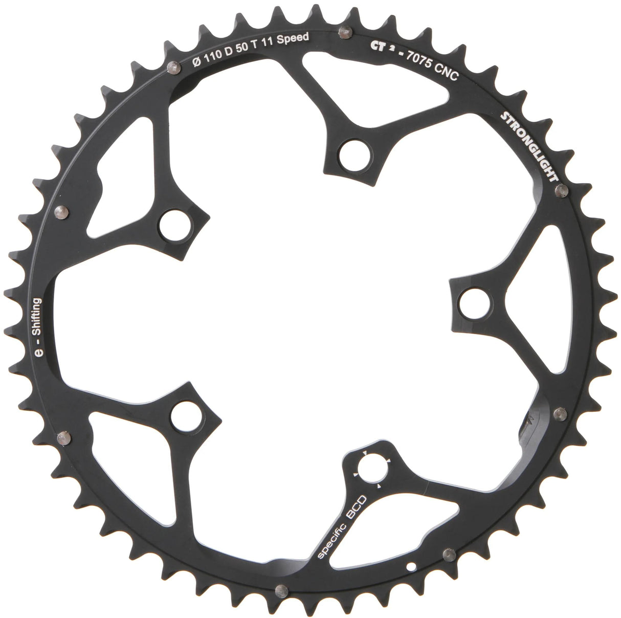 Stronglight kædering ct2 kædering strongl.ct2 50t 110mm campa sr eps