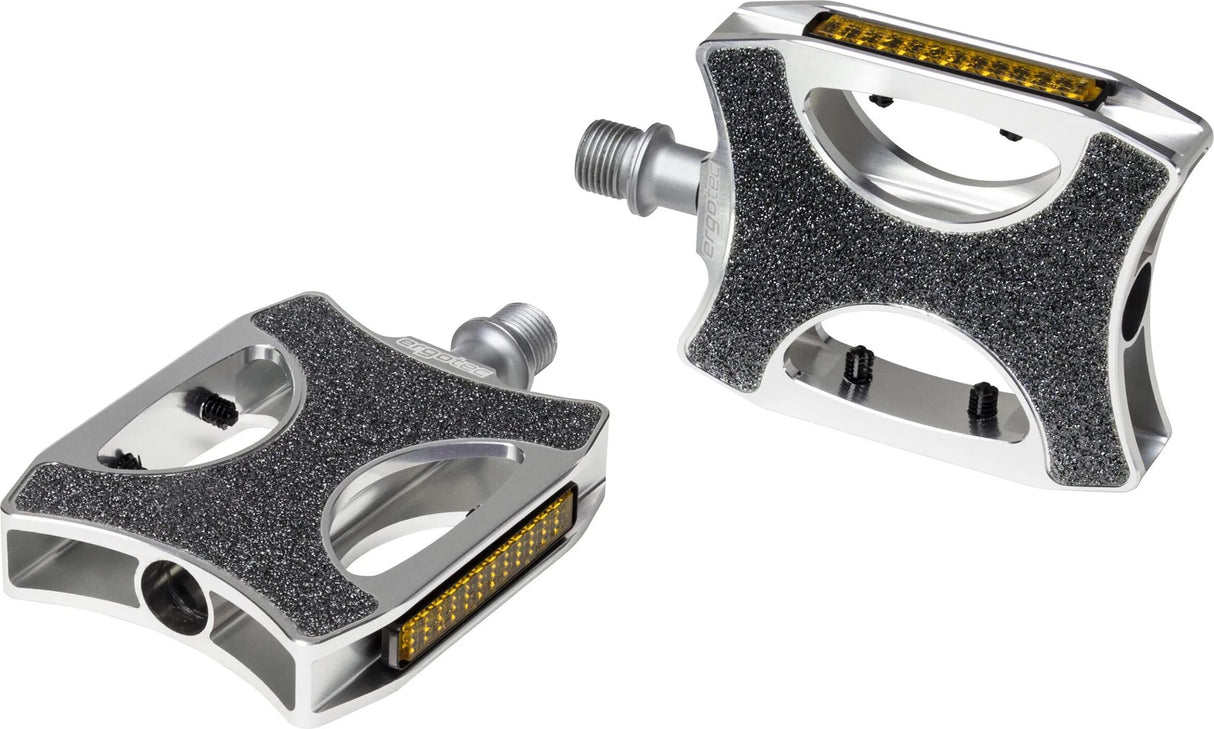 Ergotec pedal urban pedal urban alu, sølv