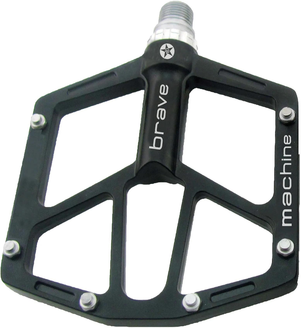 Brave pedal supertynd platformpedal supertynd sort