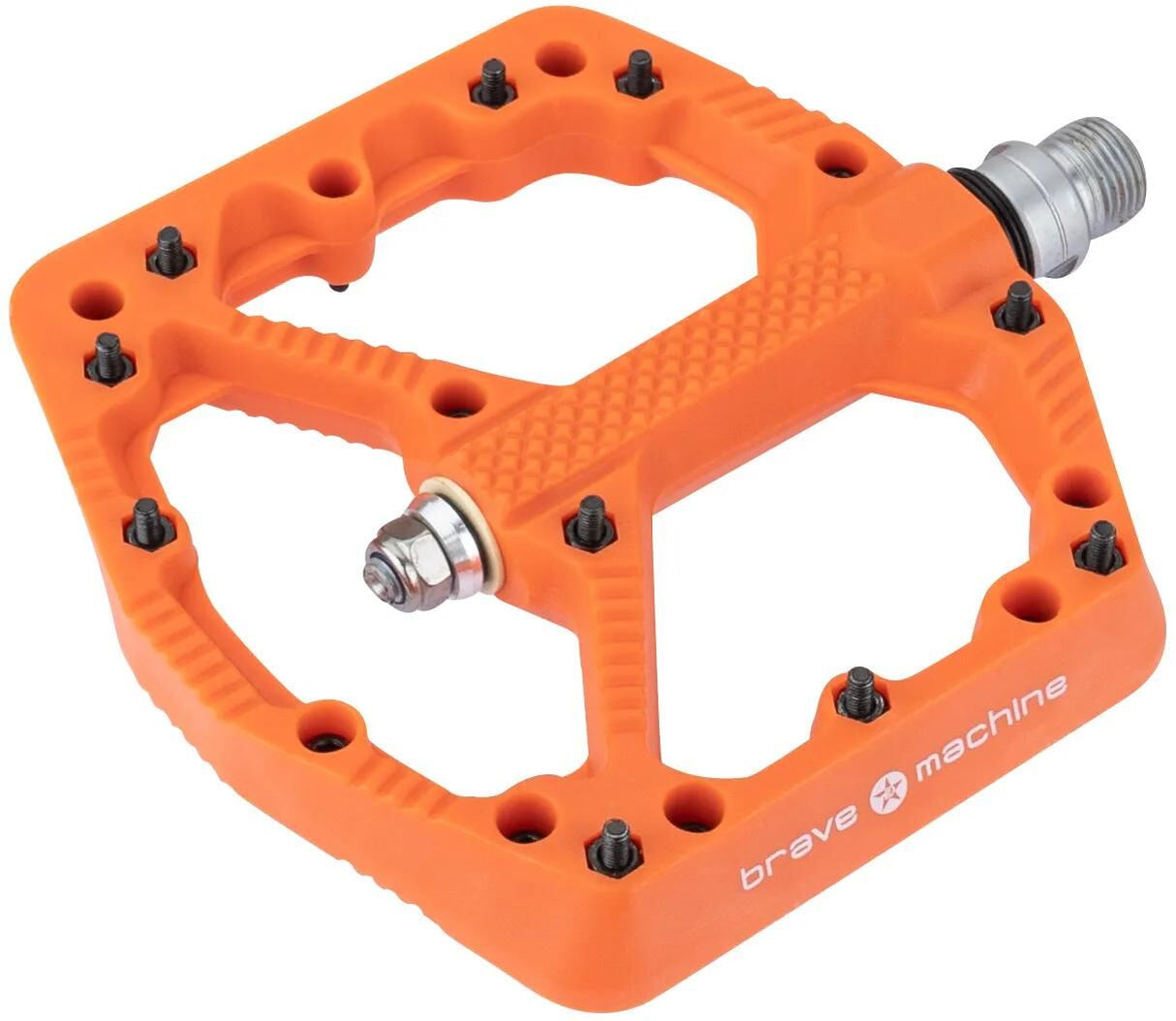 Brave pedal freeride 1 plat.pedal freeride 1 orange