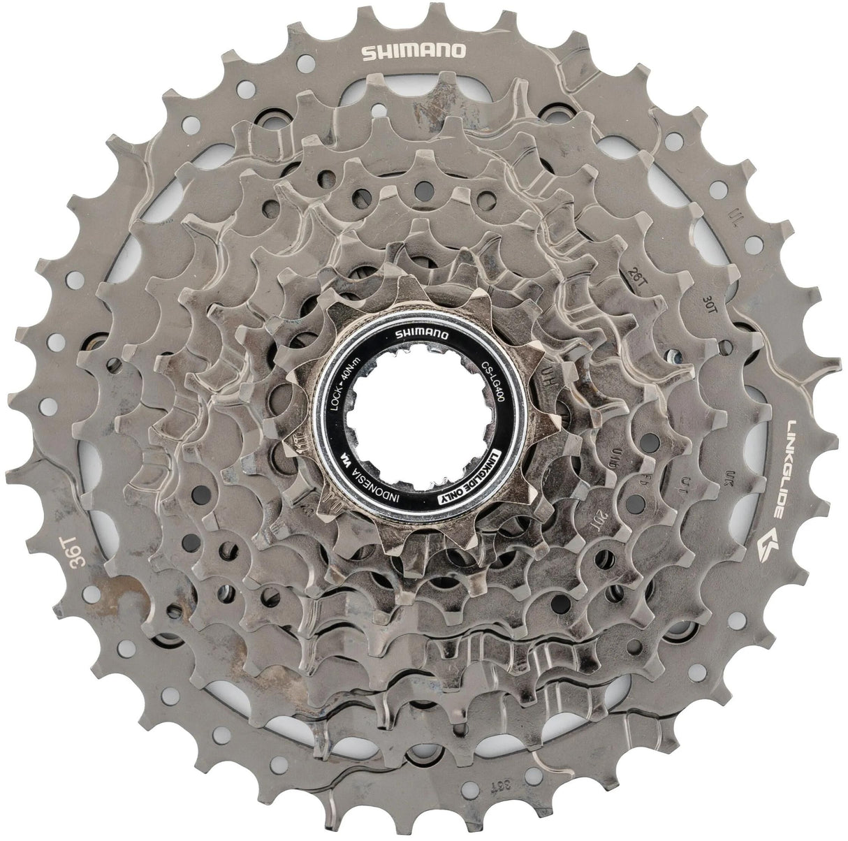 Shimano kassette cs-lg 400 shim.cassette lg400 9f 11-36z
