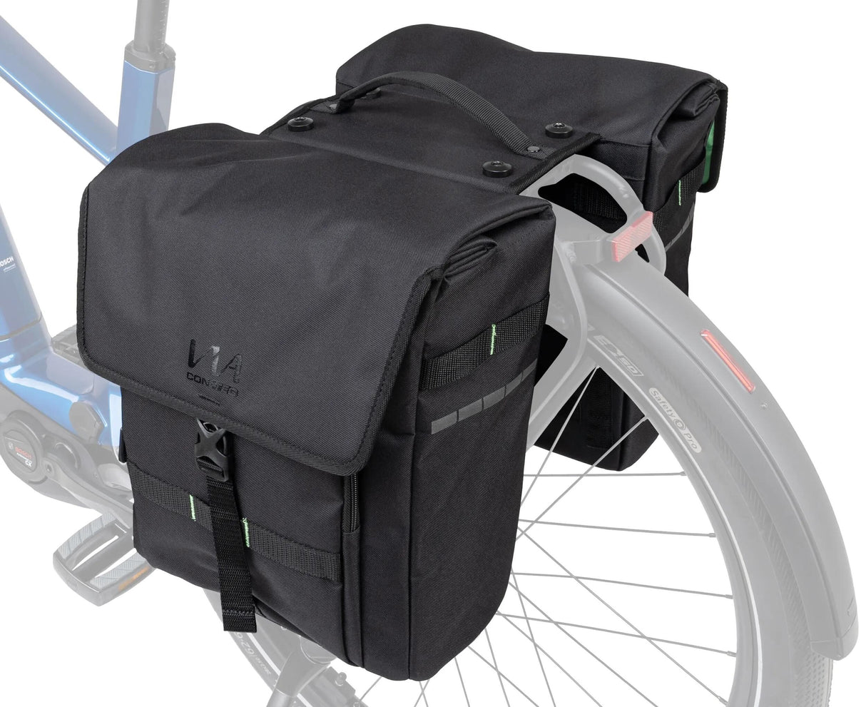 Contec doppeltasche via weekender ct twin bags via weeke rt sort