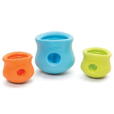 West paw toppl zogoflex - stærkt hundelegetøj - slowfeeder - grøn - lille - 8 cm