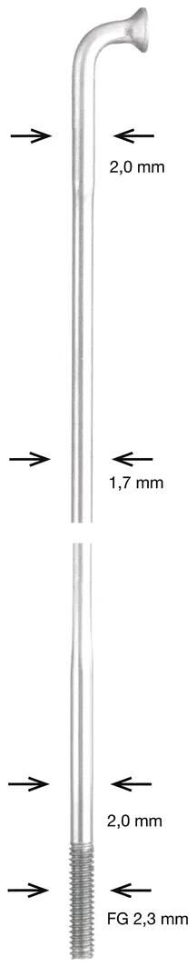 Alpina eger sst db 2x1,7x2mm 252mm sil.