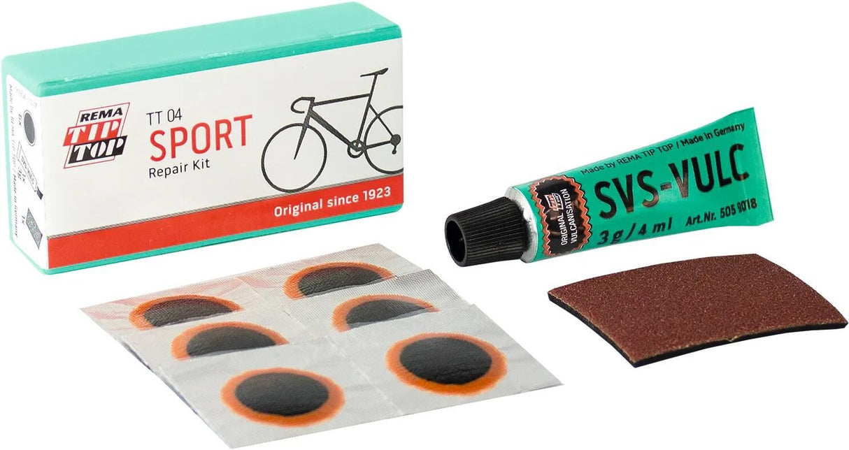 Tip top dæk reparation tt04 patch kit tt04 f.road cykel slanger