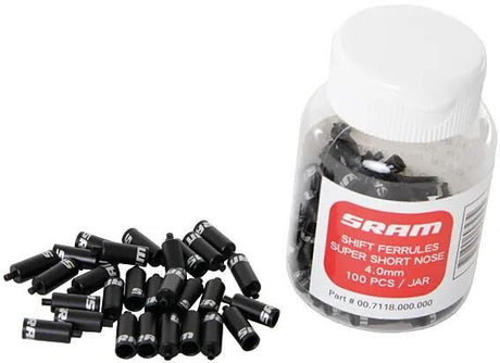 Sram kabelhat kabeldæksel alu 100stk b