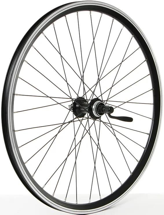 Contec forhjul airline 1 + shimano hb-qc300 vr 24 aluminium hs sw alt sp.sw 2,00