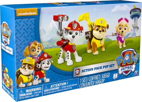 Paw patrol action pack hvalpe 3 stk