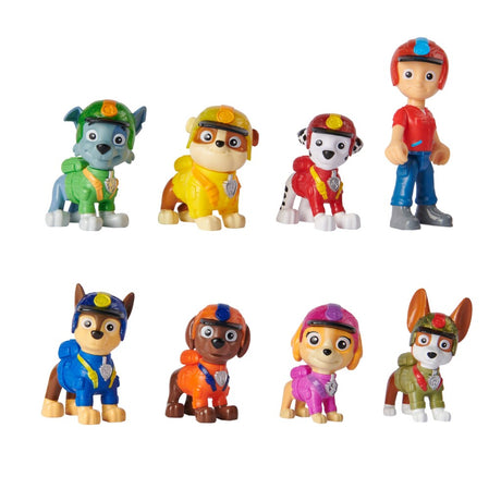 Paw patrulje jungle hvalpe figurer 8-delt