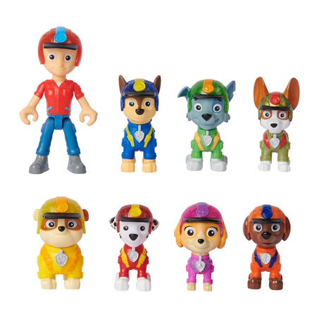 Paw patrulje jungle hvalpe figurer 8-delt