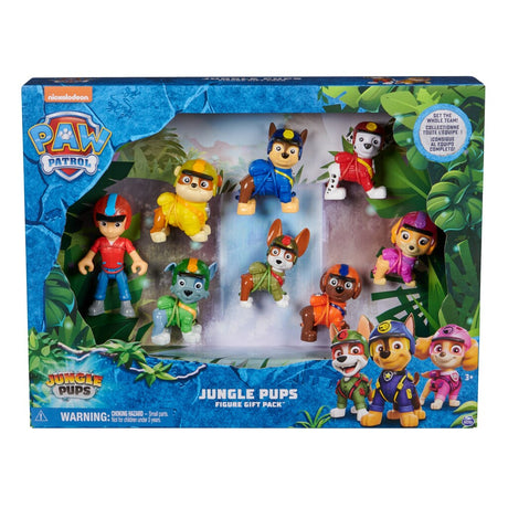 Paw patrulje jungle hvalpe figurer 8-delt