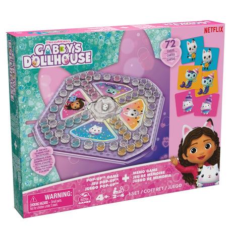 Gabbys dukkehus gabby #039;s dukkehusmemo og pop-up-spil