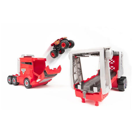Monster jam transporter + monster truck