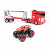 Monster jam transporter + monster truck