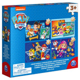 Paw patrulje skoæske 4 træpuslespil 12-16-20-24 brikker