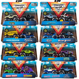 Monster high monster jam trykstøbte lastbiler 1:64 2 stykker assorteret