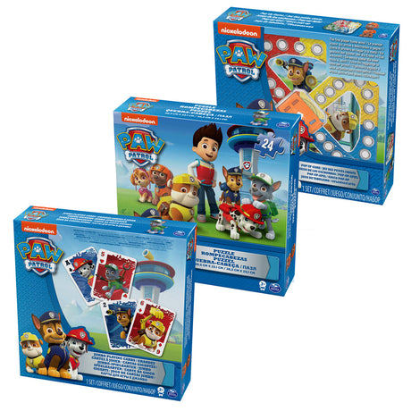 Paw patrol 3-pack spil bundt