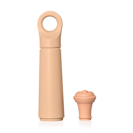 Vacu vin wine saver loop terra – vakuumpumpe til vin – inklusive genanvendelig vinprop – 98 % genbrugsplast – terra