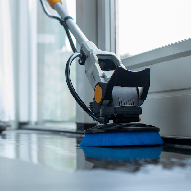 Batavia produkter 18v batteri dobbelt børste scrubber krop