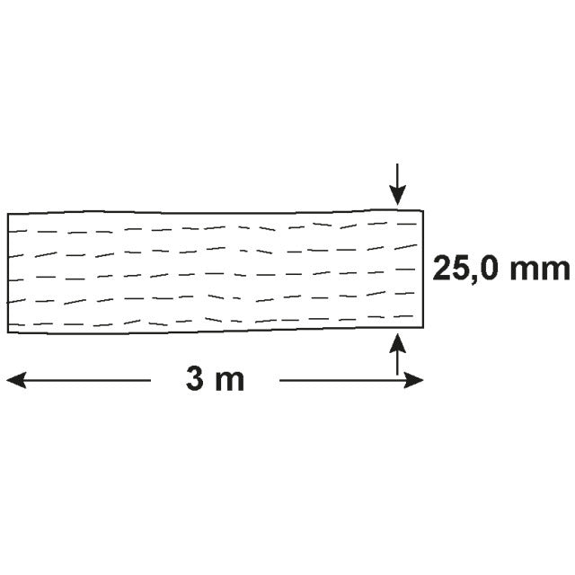 Connex produkter spændestrop 1 stk med klemmespænde 3 meter 25mm