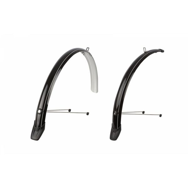 Fender Set 28 51 mm Polisport Towny - Sort