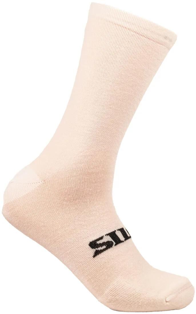 Silca sokker grus uld strømpe sok grus uld strømpe s hvid