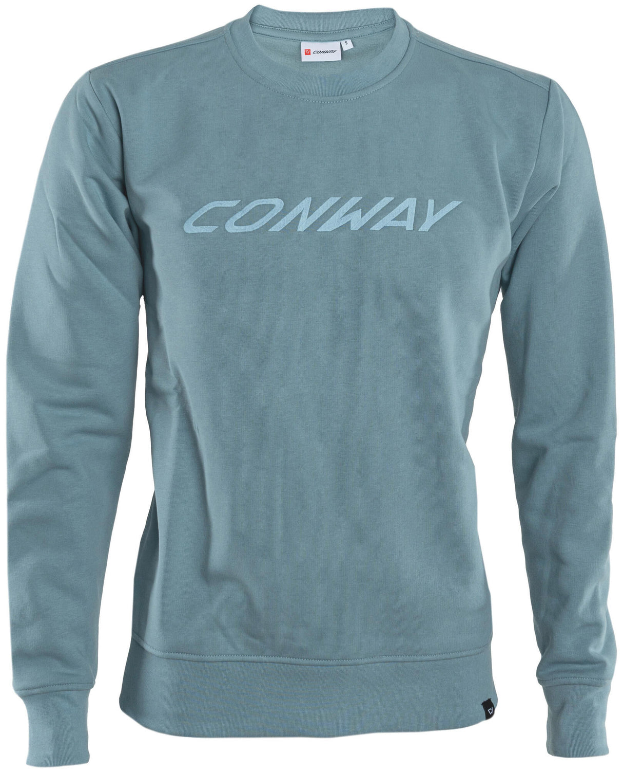 Conway sweatshirt stort logo sweatshirt stort logo størrelse m stenblå