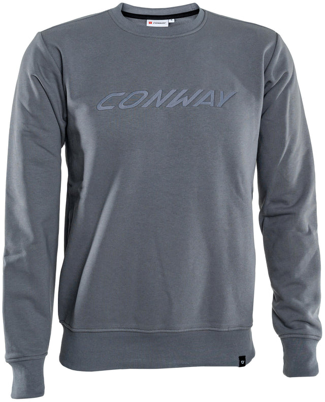 Conway sweatshirt stort logo sweatshirt stort logo størrelse s grå