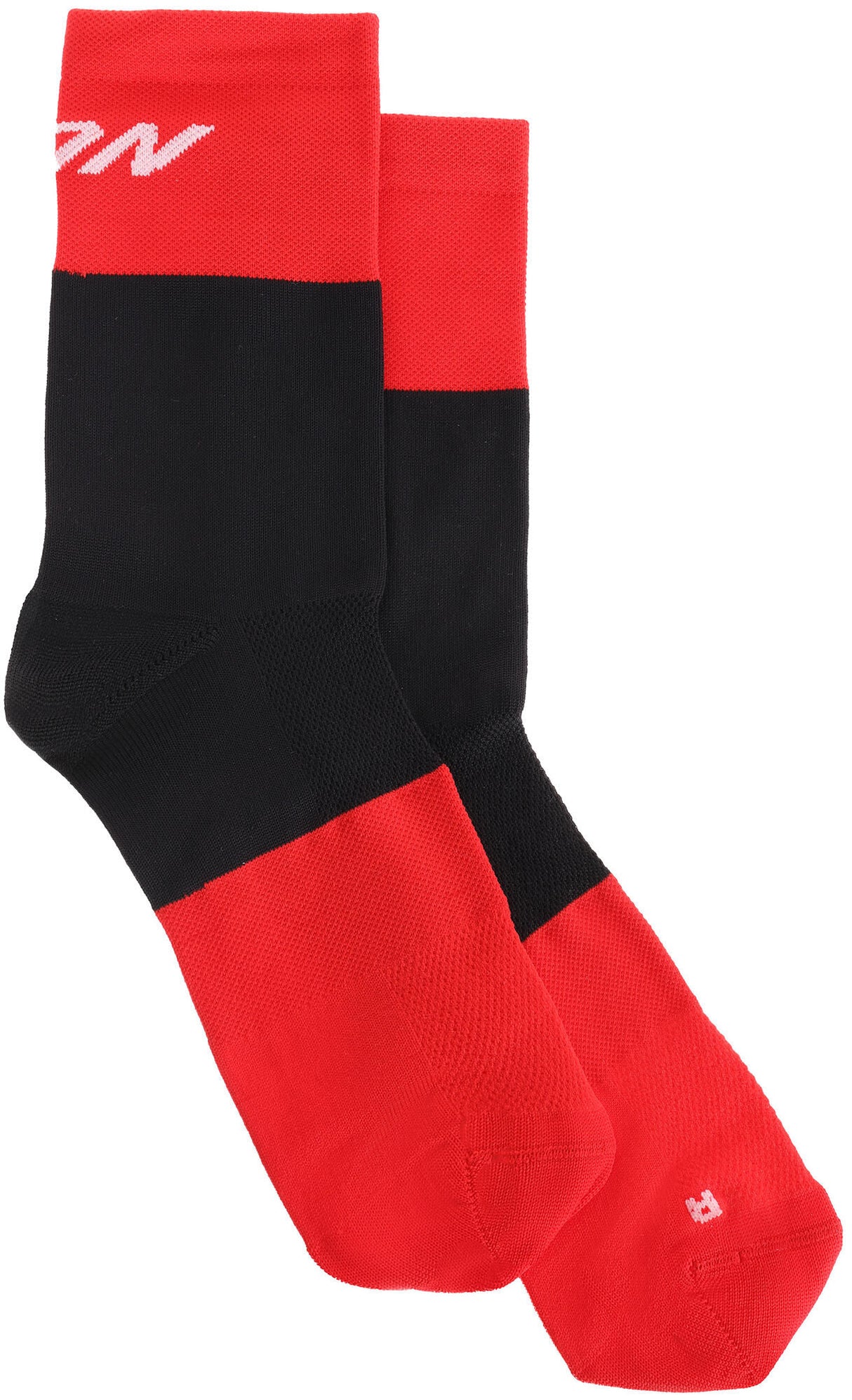 Conway sokker racerstrømper high cut sok race high cut størrelse 40-43 sort rød