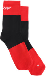 Conway sokker racerstrømper high cut sok race high cut størrelse 44-47 sort rød