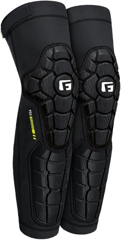G-form knæ- og skinnebensbeskyttelse robust 2 forlængede ungdomsknæ skinnebensbeskyttelse. bag.2udv.ungdom str. s m