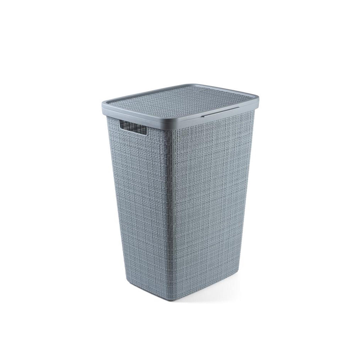 Curver jute vasketøjsboks 58l smokey grey