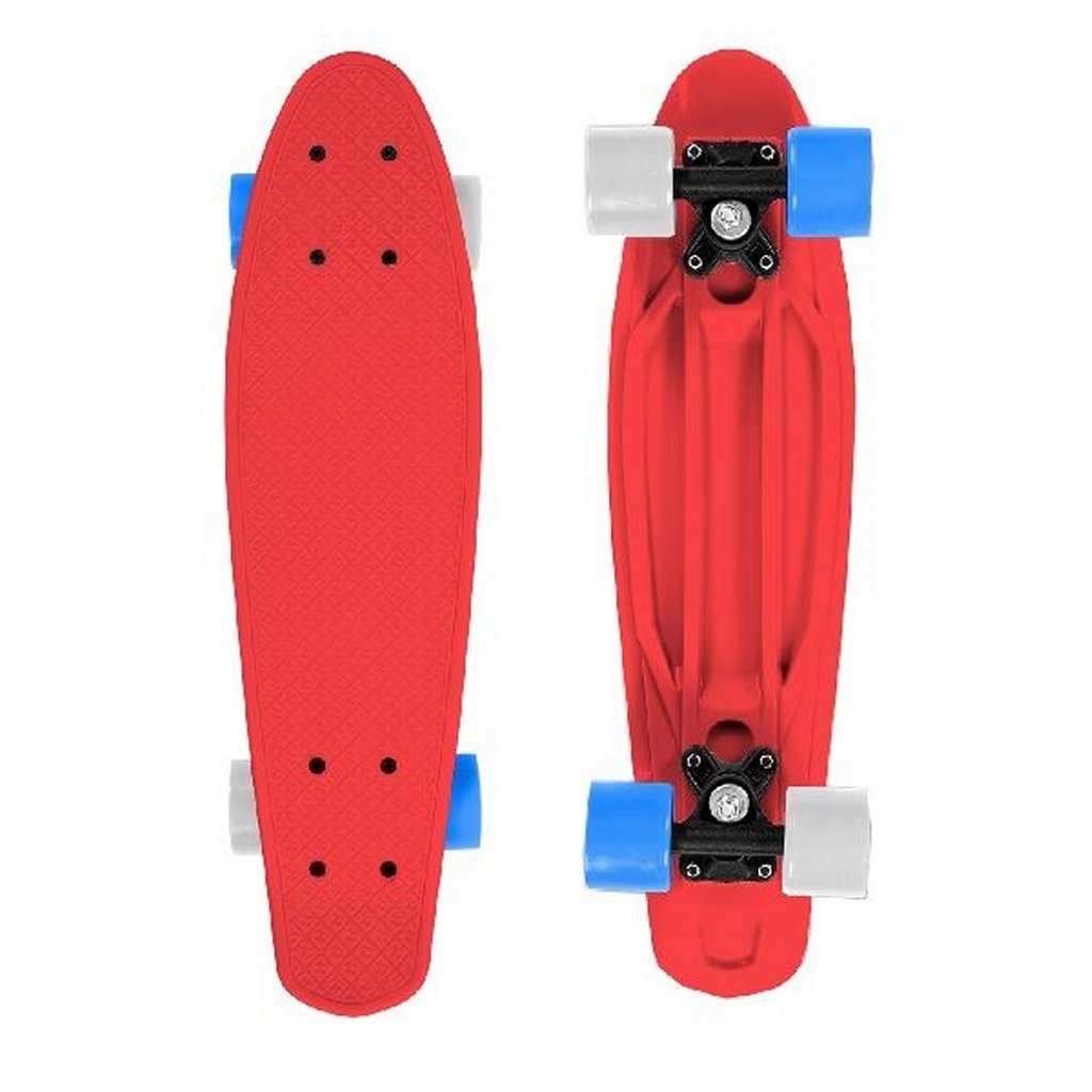 Street surfing brusebræt 60 cm rød