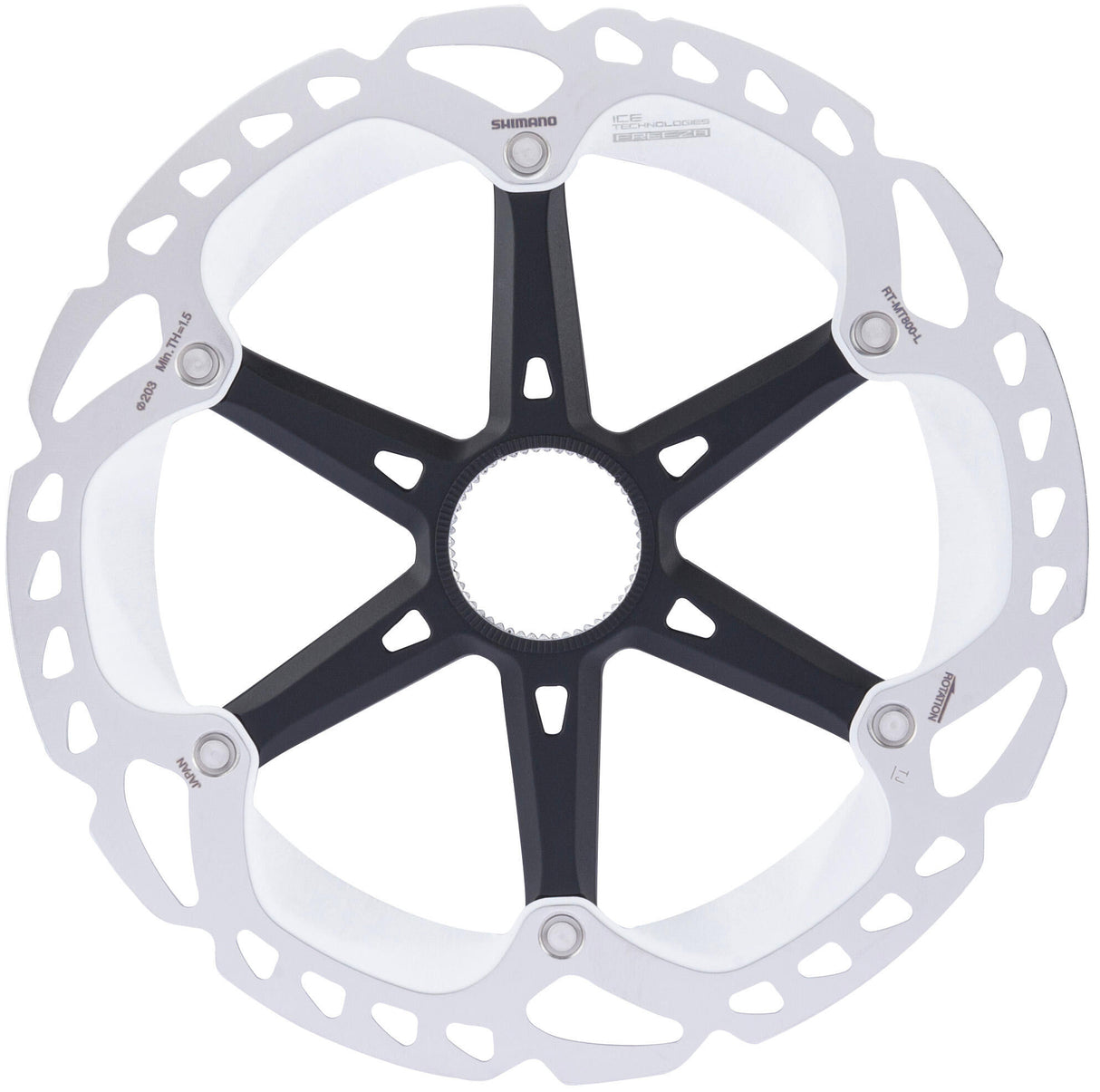 Shimano bremseskive rt-mt800 rotor shim.rt-mt800 203mm cl