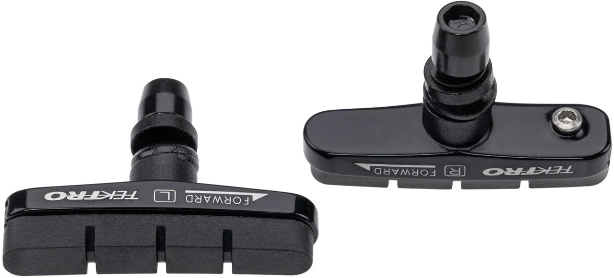 Tektro bremsesko 720.12 bremsesko 720.12 canti skrue 55 mm sort