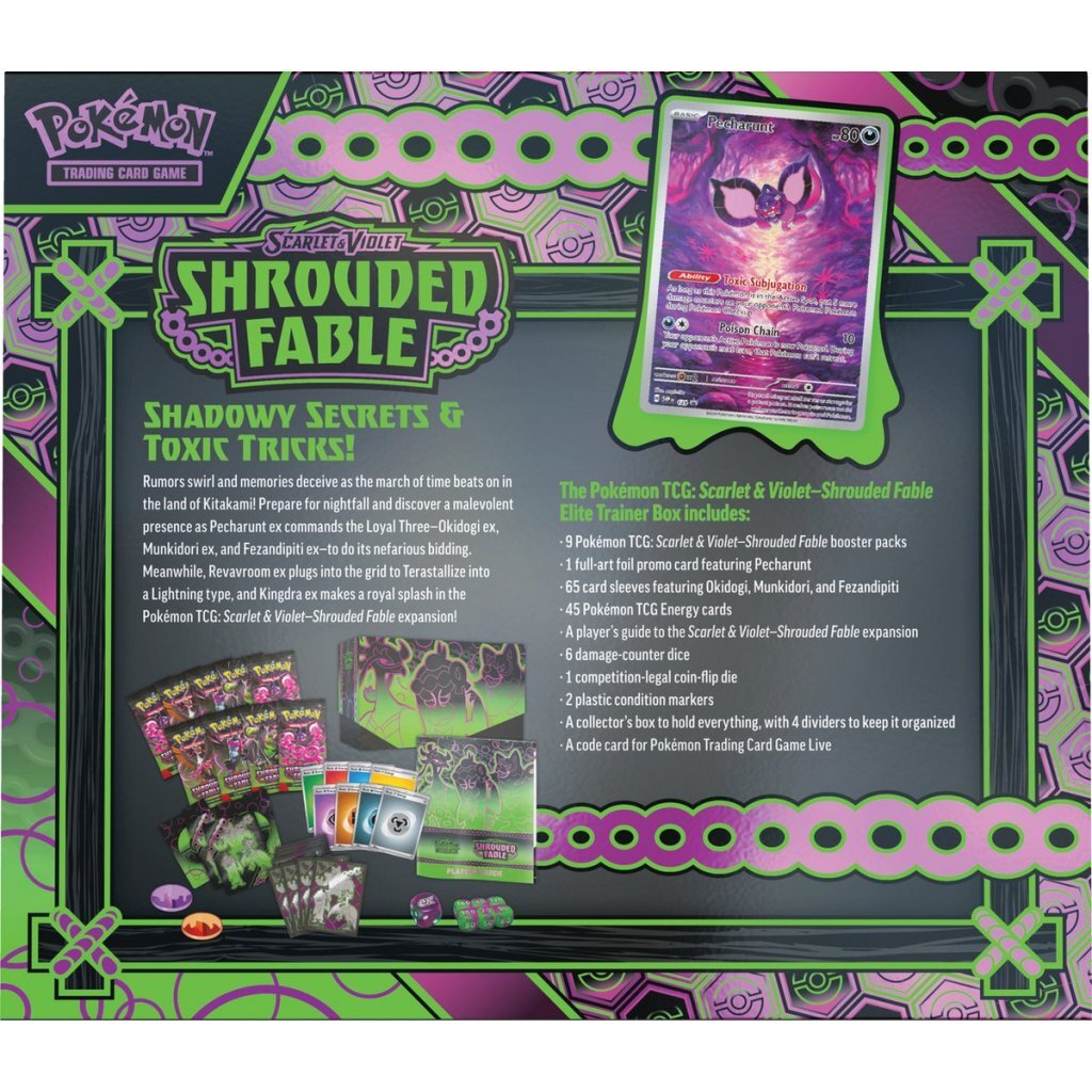 Pokemon pok eacute;mon scarlet violet indhyllet fabel elite træner æske